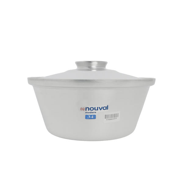 Novel Aluminum Shawarma Pot with Lid, Size 34