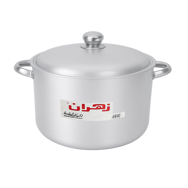 Zahran aluminum pot with stainless steel handle, size 30