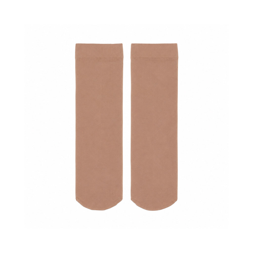 Women's Selfie Socket Opaque Beige 5314