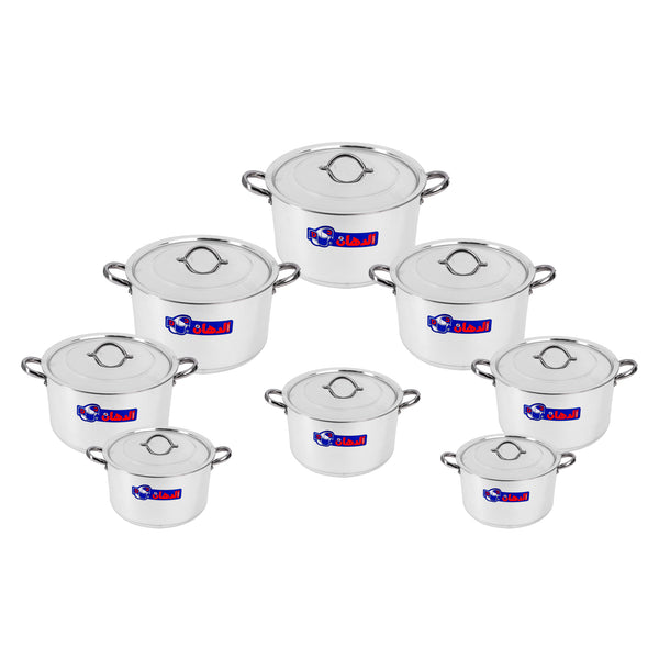 Star Stainless Steel 8-Piece Hand Cookware Set