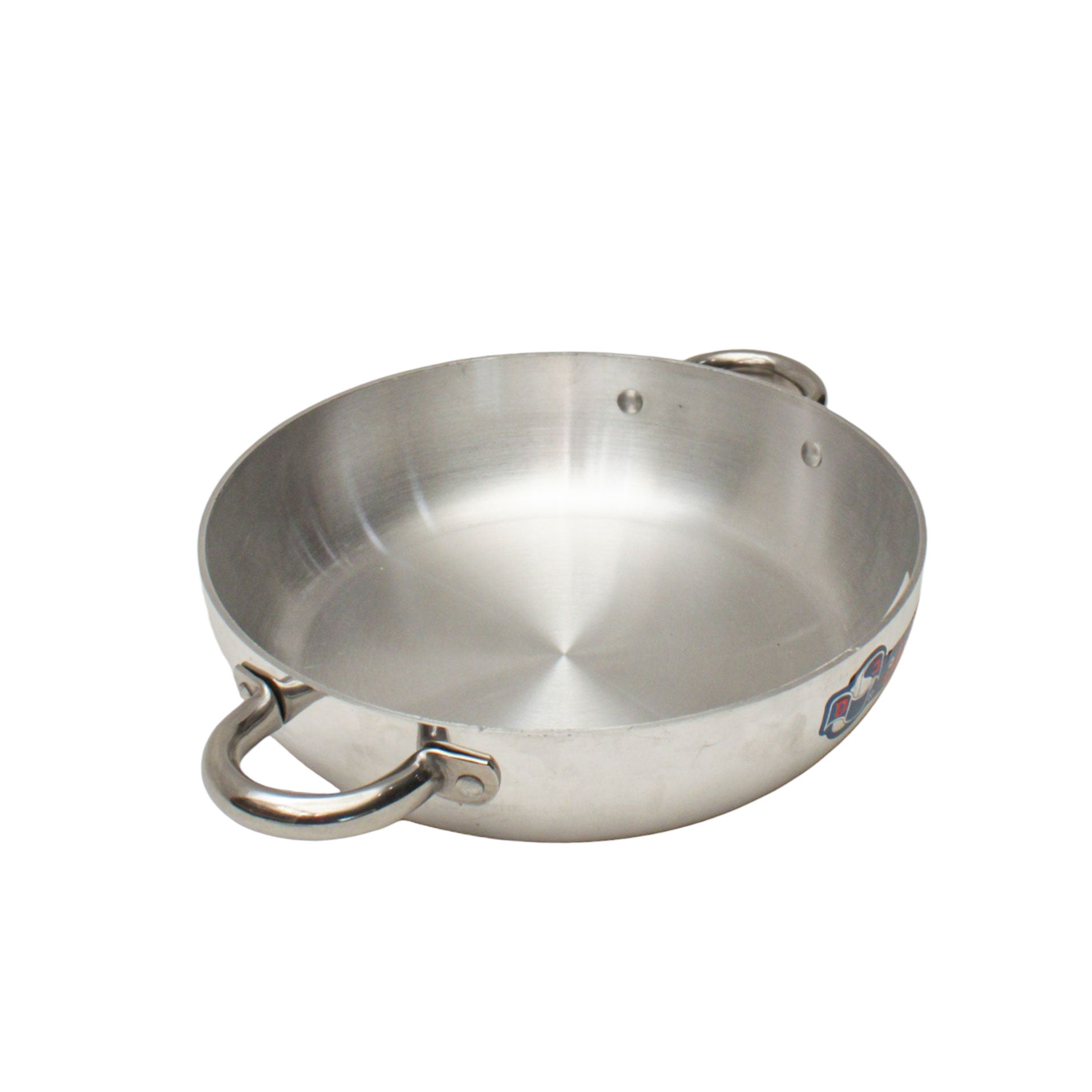 Star stainless steel two-handled paint pom-pom frying pan