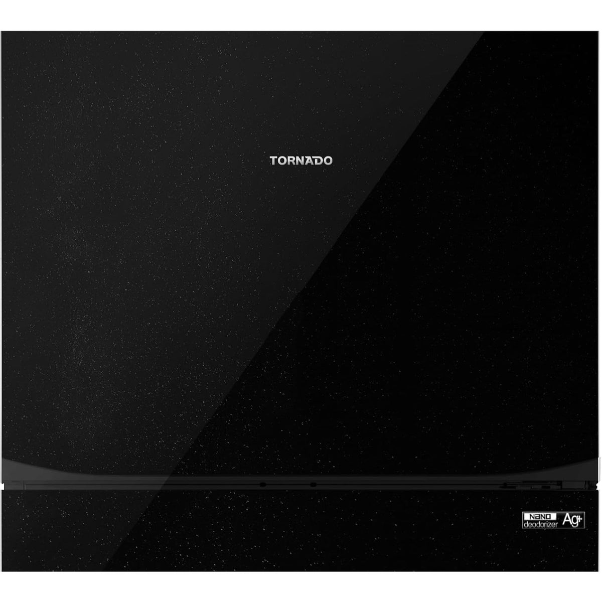 ثلاجة تورنيدو انفرتر 2 باب 396 لتر اسود موديل RF-480TV-BK 