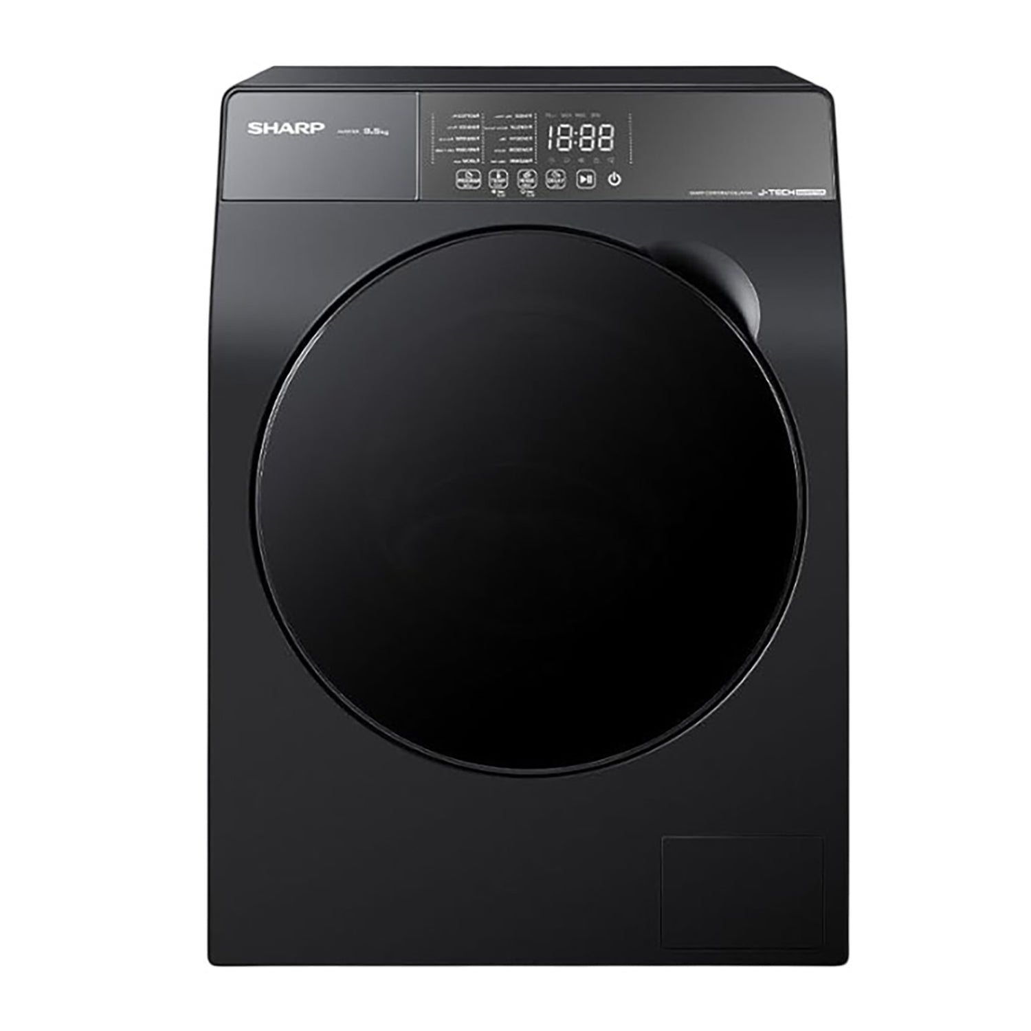 غسالة ملابس شارب فوق اوتوماتيك 8 كيلو بخار انفرتر رمادي موديل ES-FS852KLE-G 