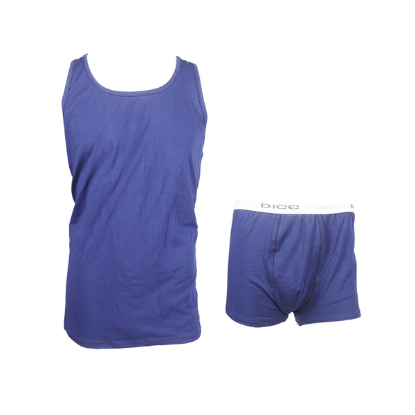 Dice Men's Plain Bra and Boxer Set - DM235S