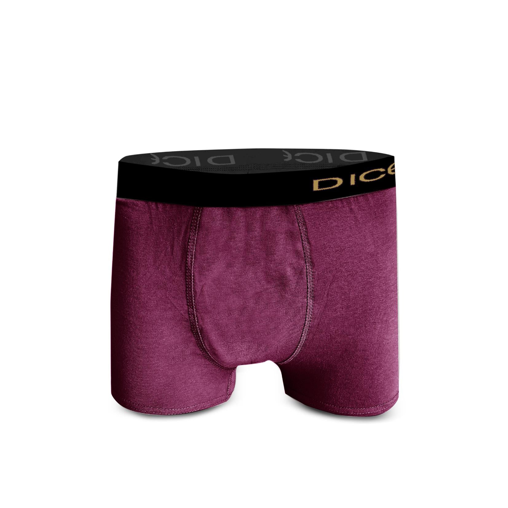 بوكسر رجالي ليكرا سادة DM226 S/S - دايس 
