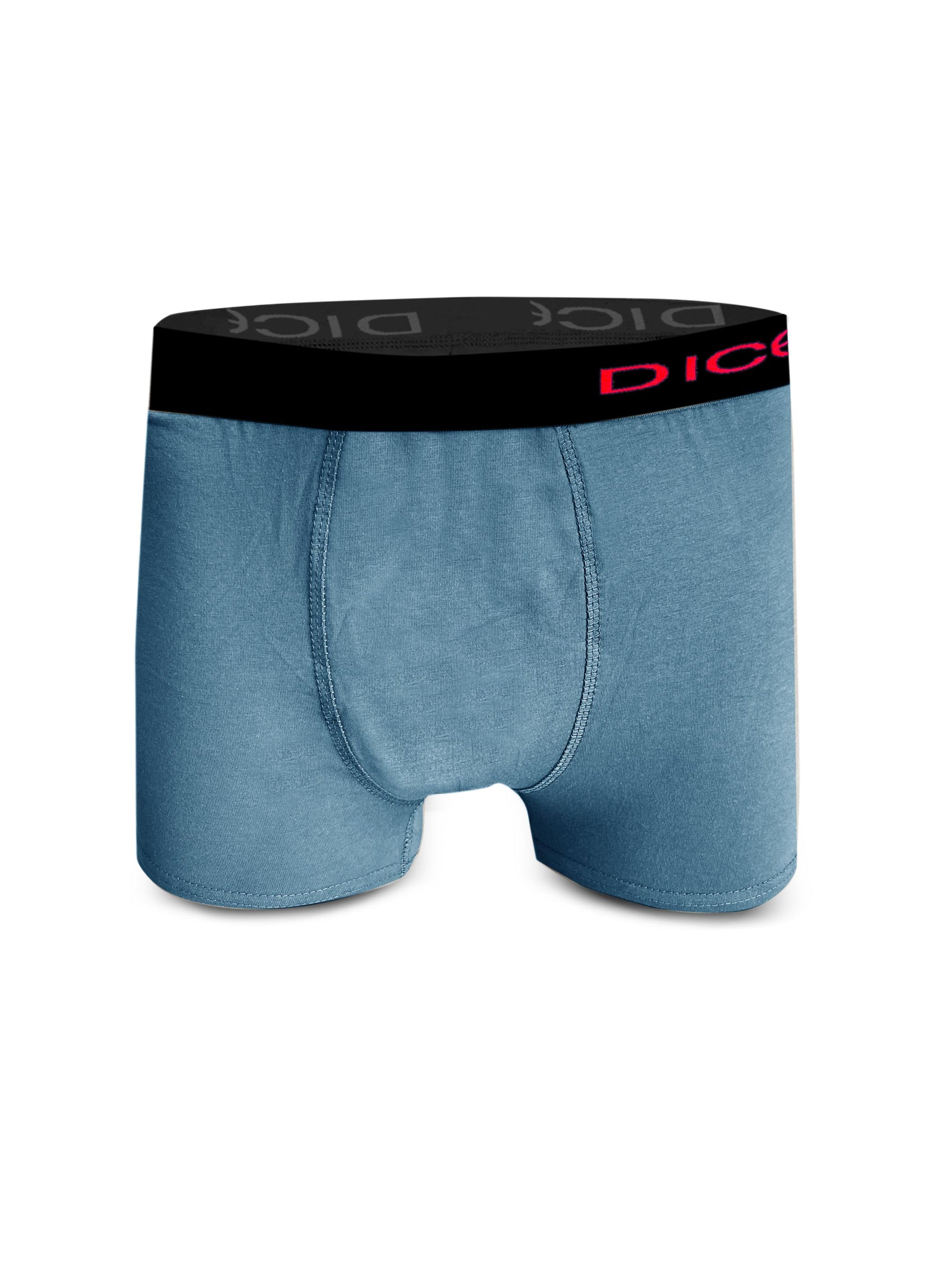 بوكسر رجالي ليكرا سادة DM226 S/S - دايس 