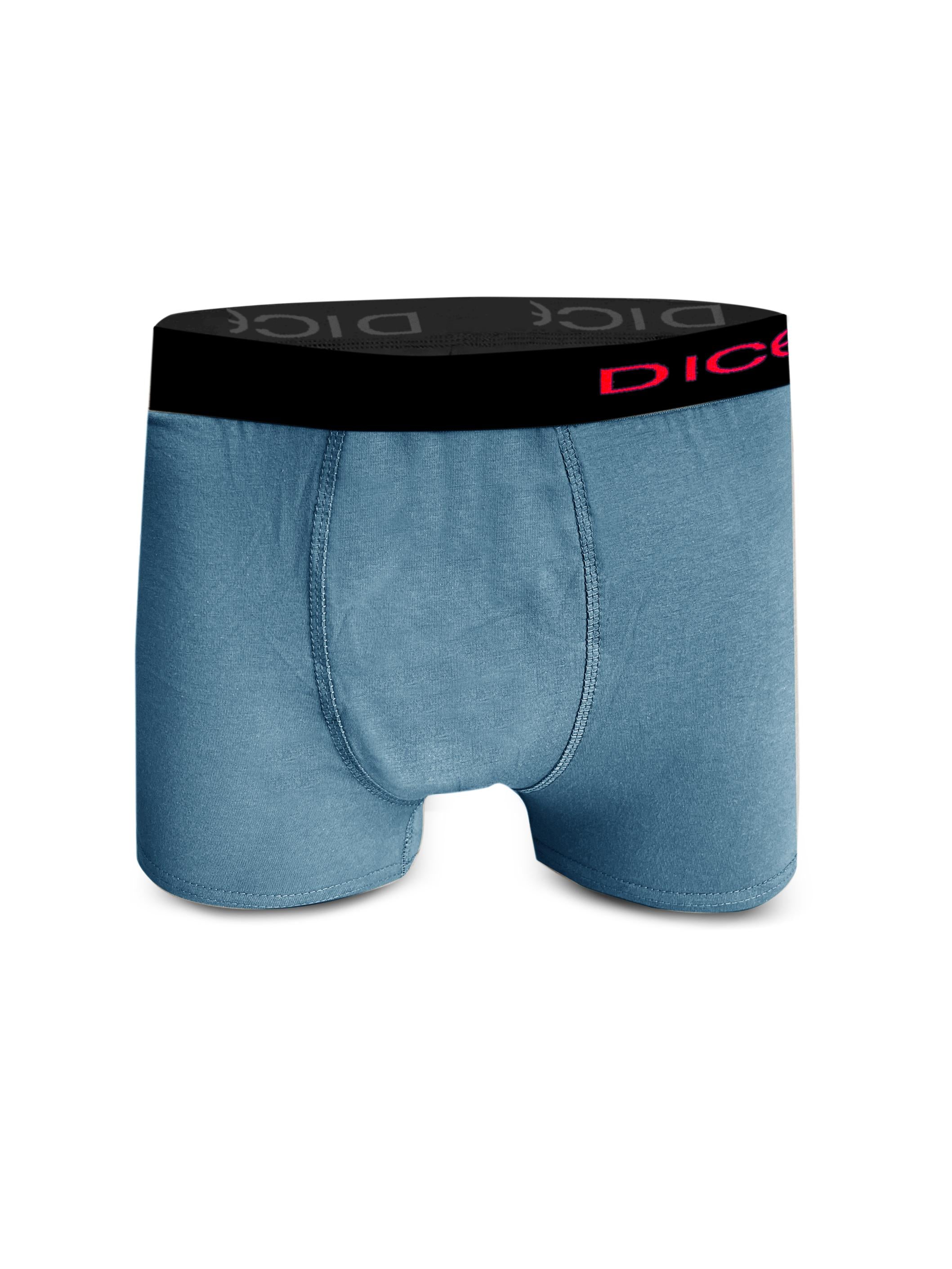 بوكسر رجالي ليكرا سادة DM226 S/S - دايس 