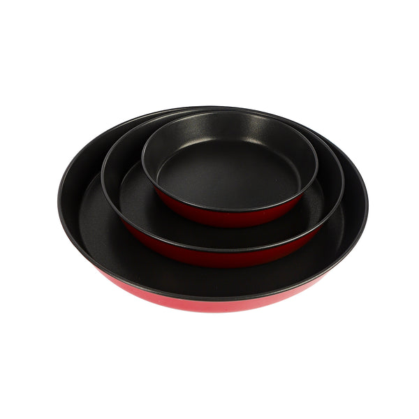 Novel Pizza Tray Set 3 Pieces Sizes