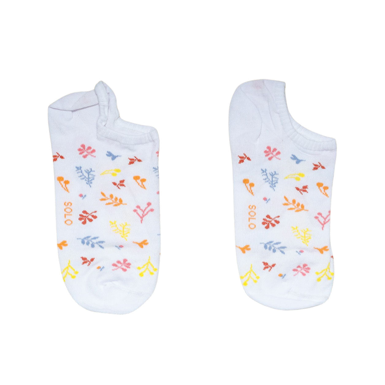 Women's Socket Printed 3-Piece Socks 2513 - Solo
