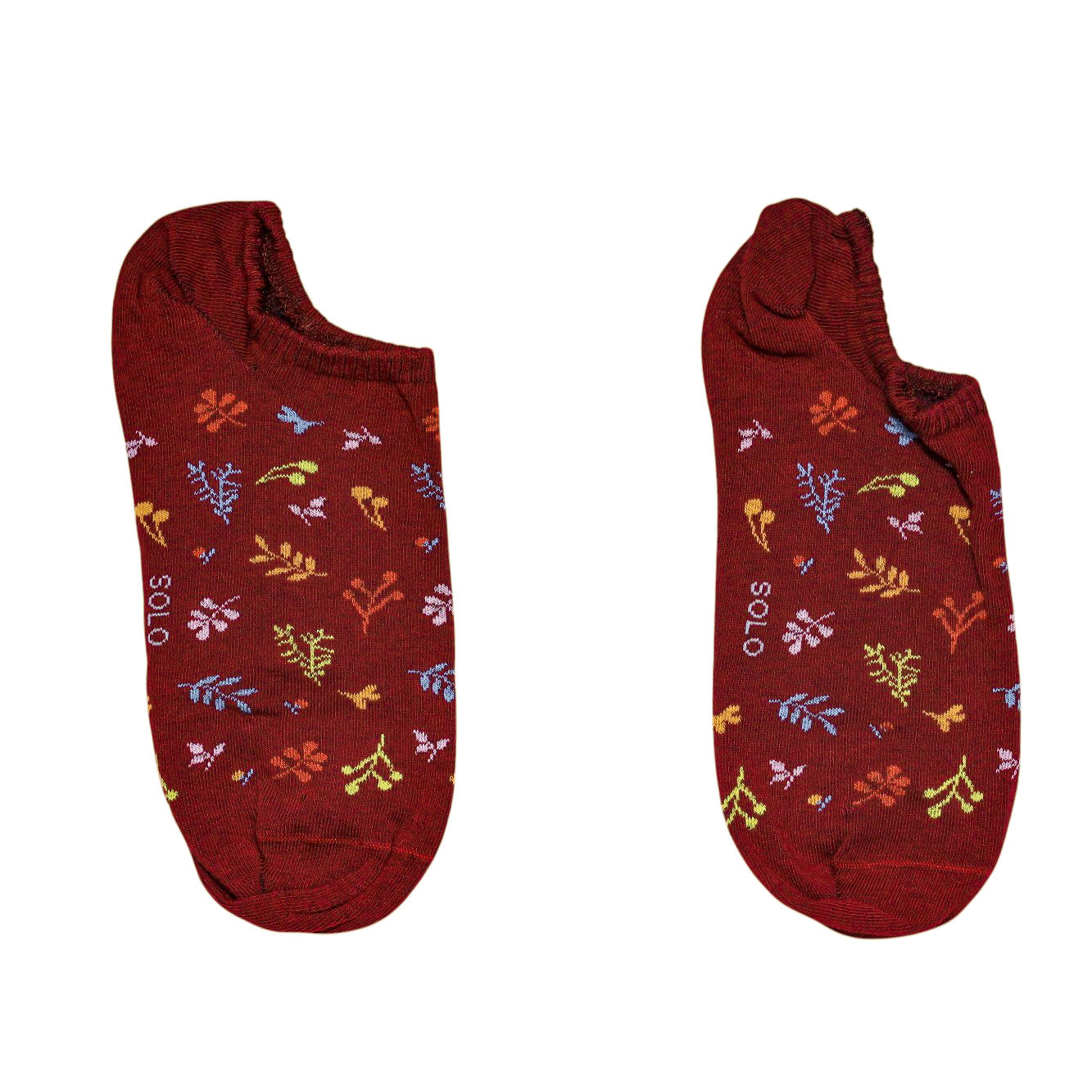Women's Socket Printed 3-Piece Socks 2513 - Solo