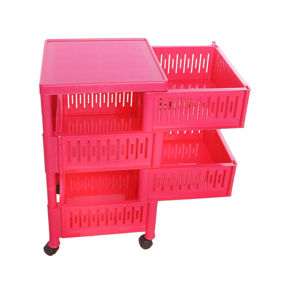 Multi-colored express trolley with wheels from Khorshid Plastics