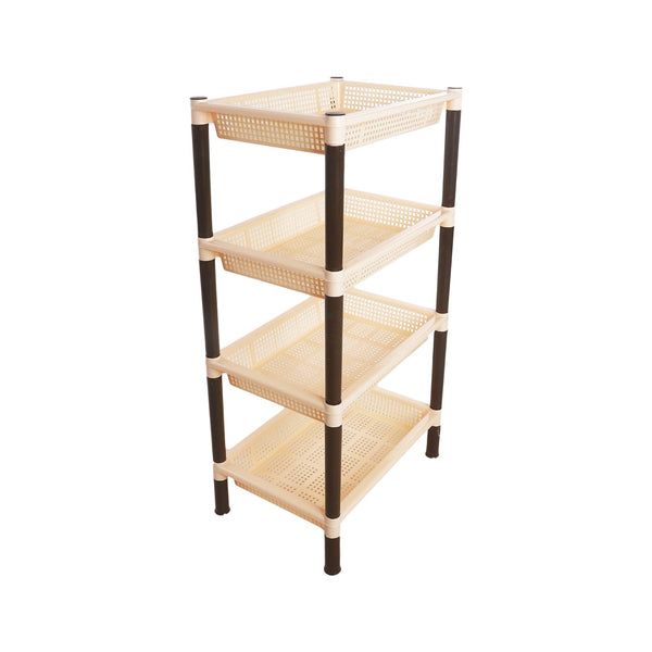 Trolley Body 4 Shelf Multicolor from Khorshid Plastic