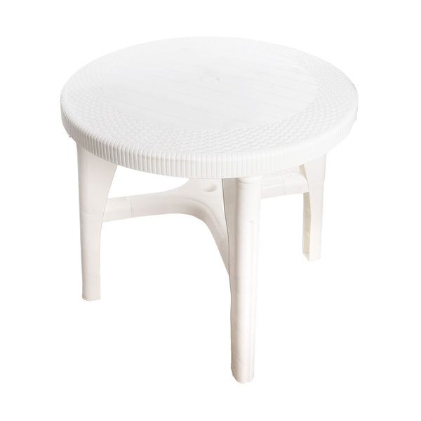 Round rattan coral table, Khorshid