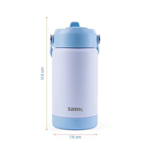 زجاجة مياة تانك ستانلس بارد 350 مللي لبني