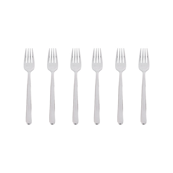 6-Piece Oval Handle Dessert Fork Set, Model 95832