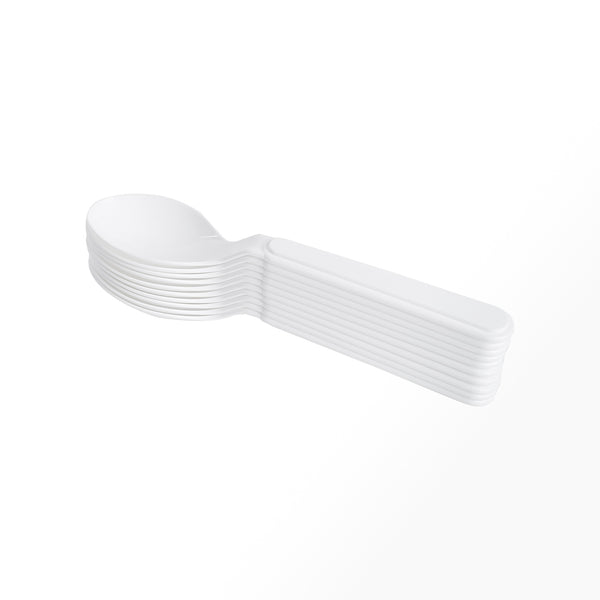 طقم ملعقة اكل بلاستيك 10 قطعة الوان موديل 43