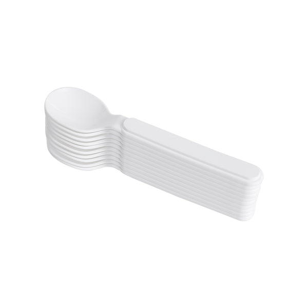 طقم ملعقة شاي بلاستيك 10 قطعة الوان موديل 47