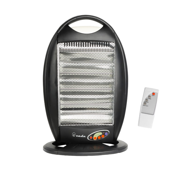 دفاية كهربائية 4 شمعة + ريموت 1600 وات موتور + حركة 3 مستويات حرارة 160T - زادا