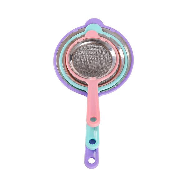 طقم مصفاة شاي 3 قطعة