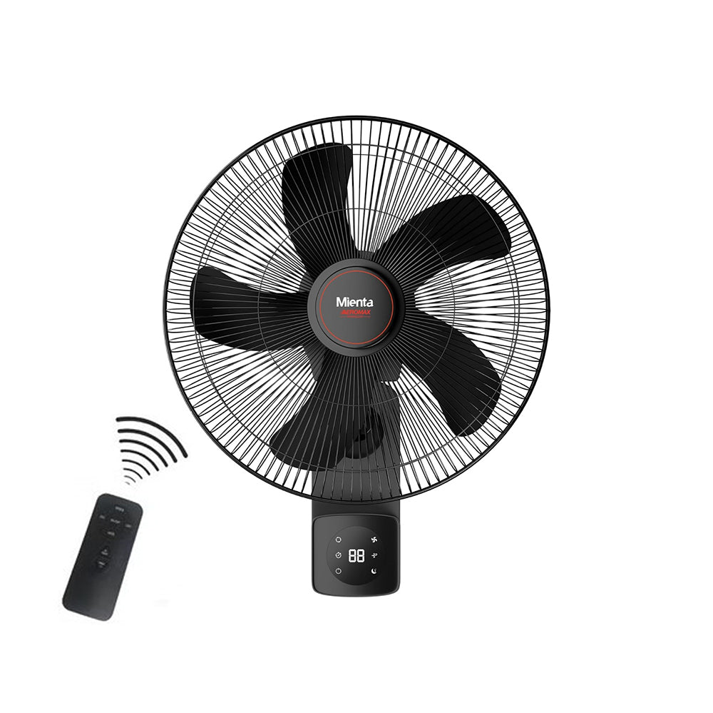 مروحة حائط مينتا 18 بوصة ريموت اسود موديل WF50438A 