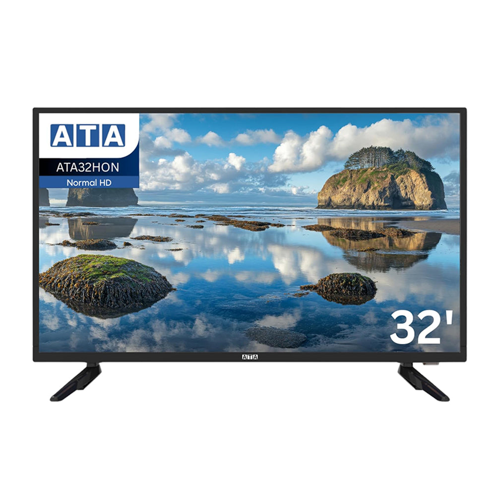 شاشة ATA بدون اطار 32 بوصة  HD موديل 32HON - لون اسود