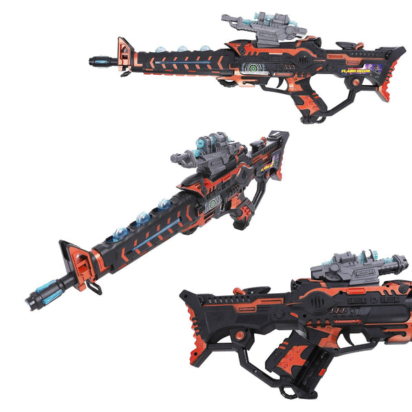 لعبة مدفع صوت ونور كبير موديل AK-558