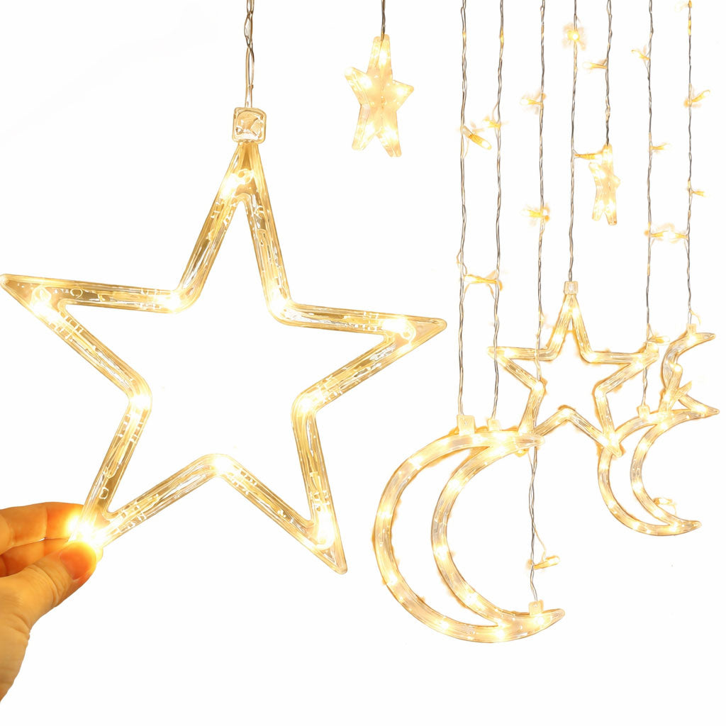 فرع لمبات ليد نجوم زينة رمضان 