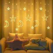 فرع لمبات ليد نجوم زينة رمضان 