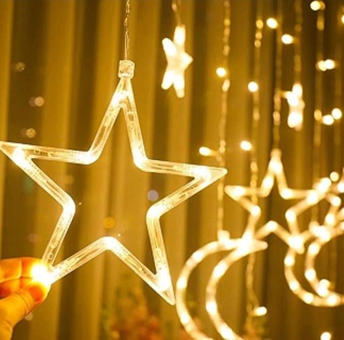 فرع لمبات ليد نجوم زينة رمضان 