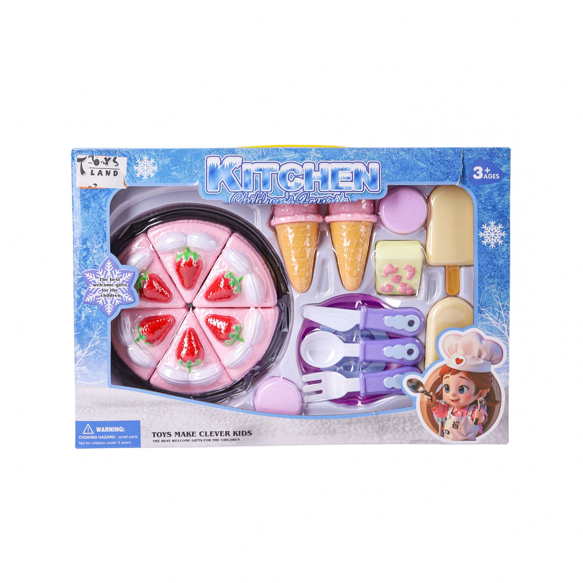 لعبة اطفال مطبخ TOYS LAND تورتة + ايس كريم موديل 10A-308 