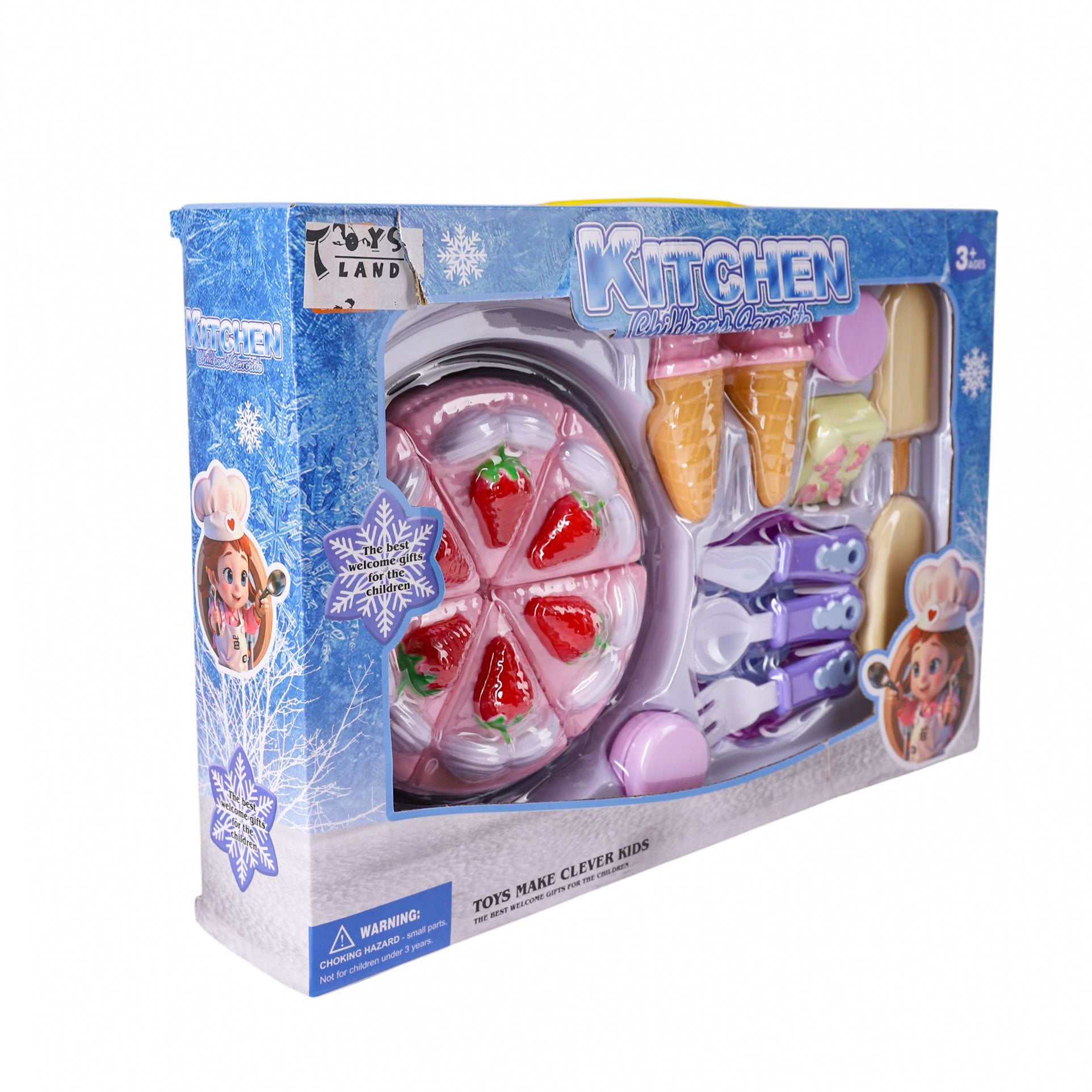 لعبة اطفال مطبخ TOYS LAND تورتة + ايس كريم موديل 10A-308 