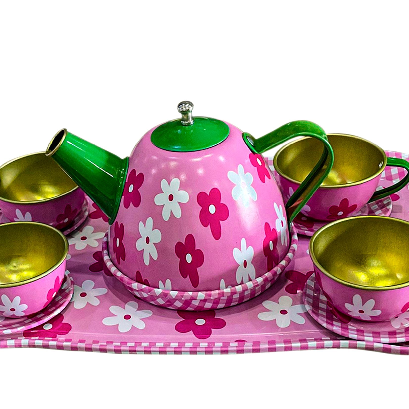 طقم شاي معدن 