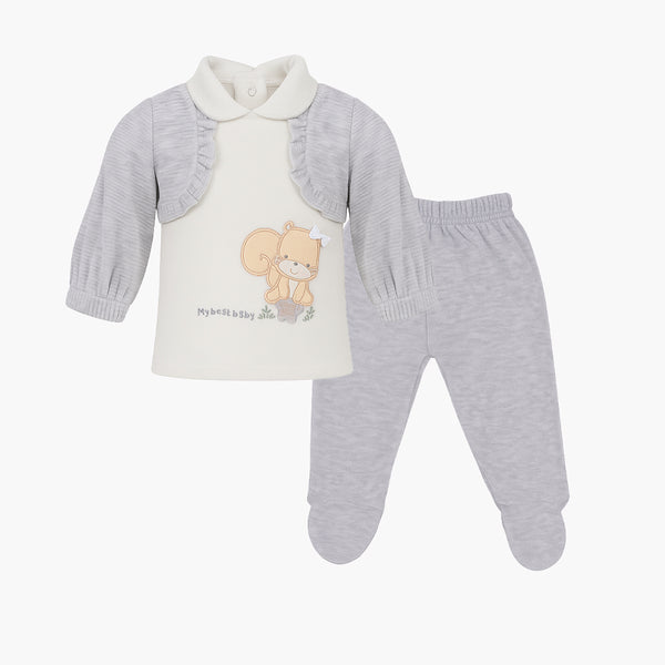 بيجامة بيبي شتوي SMALL BABY كابيلا موديل 3409
