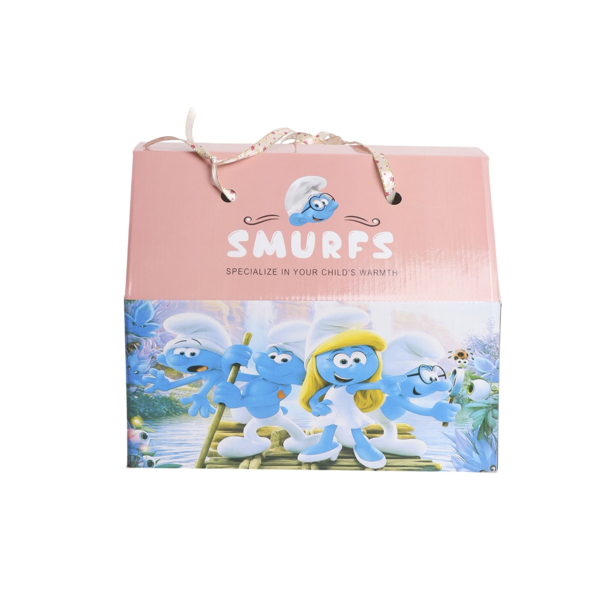 بطانية بيبي حفر سنافر SMURFS مشجر موديل 103 