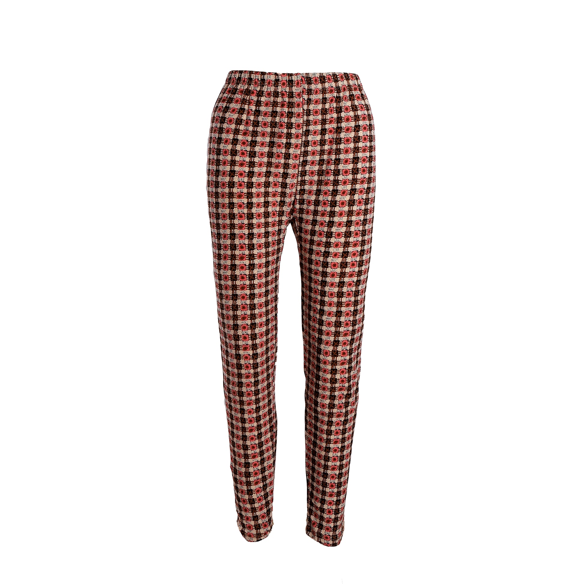 بنطلون حريمي فيزون صيفي مشجر ONE SIZE 