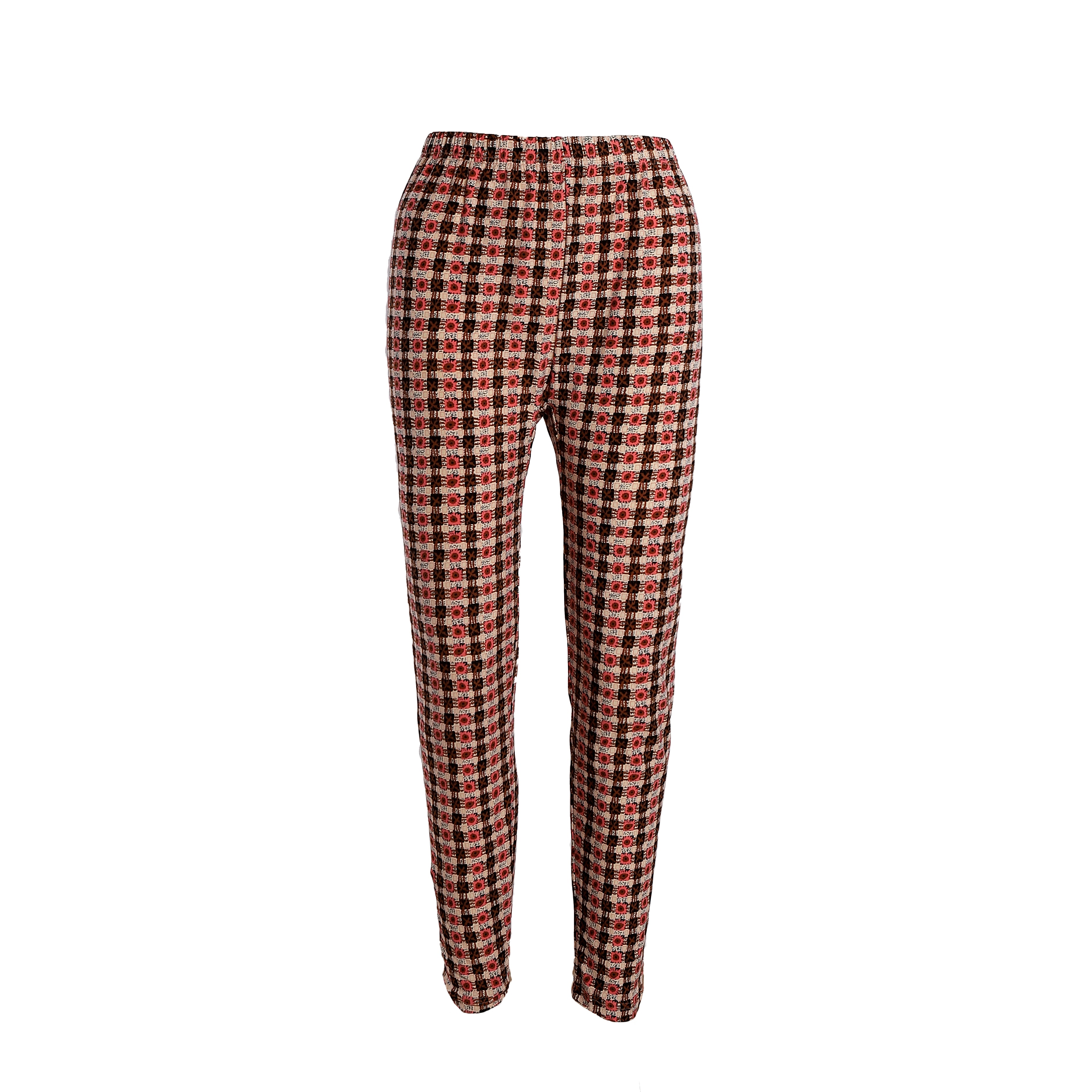 بنطلون حريمي فيزون صيفي مشجر ONE SIZE 