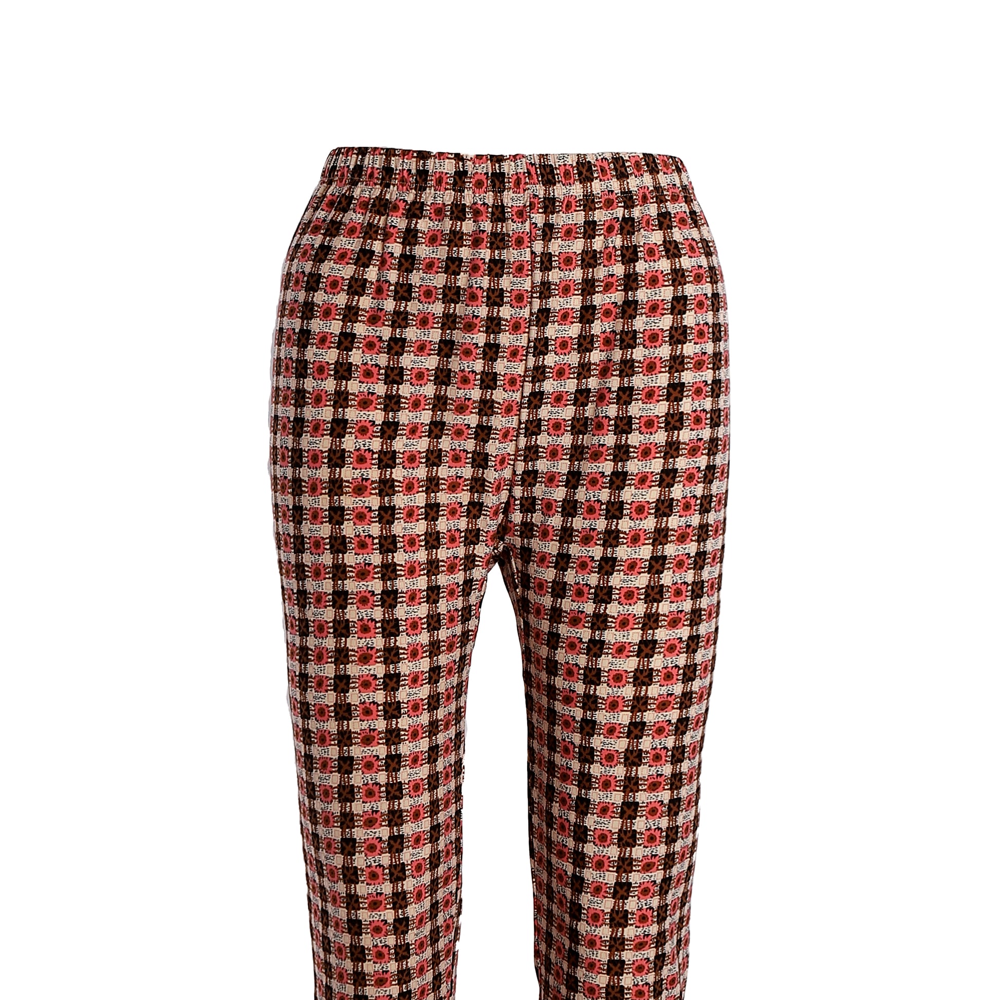بنطلون حريمي فيزون صيفي مشجر ONE SIZE 