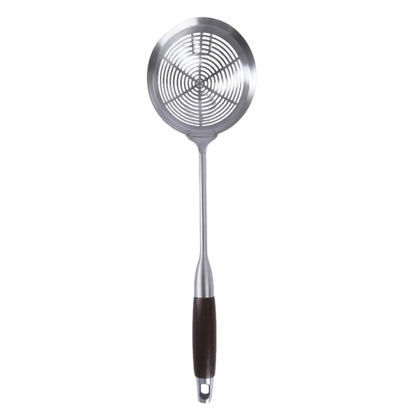 شيالة تحمير بطاطس ستانلس يد خشب مقاس 12 موديل 18220