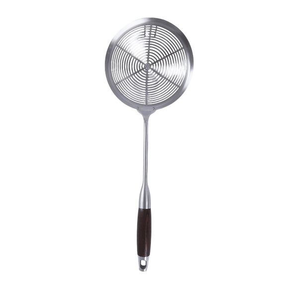 شيالة تحمير بطاطس ستانلس يد خشب مقاس 16 موديل 18222