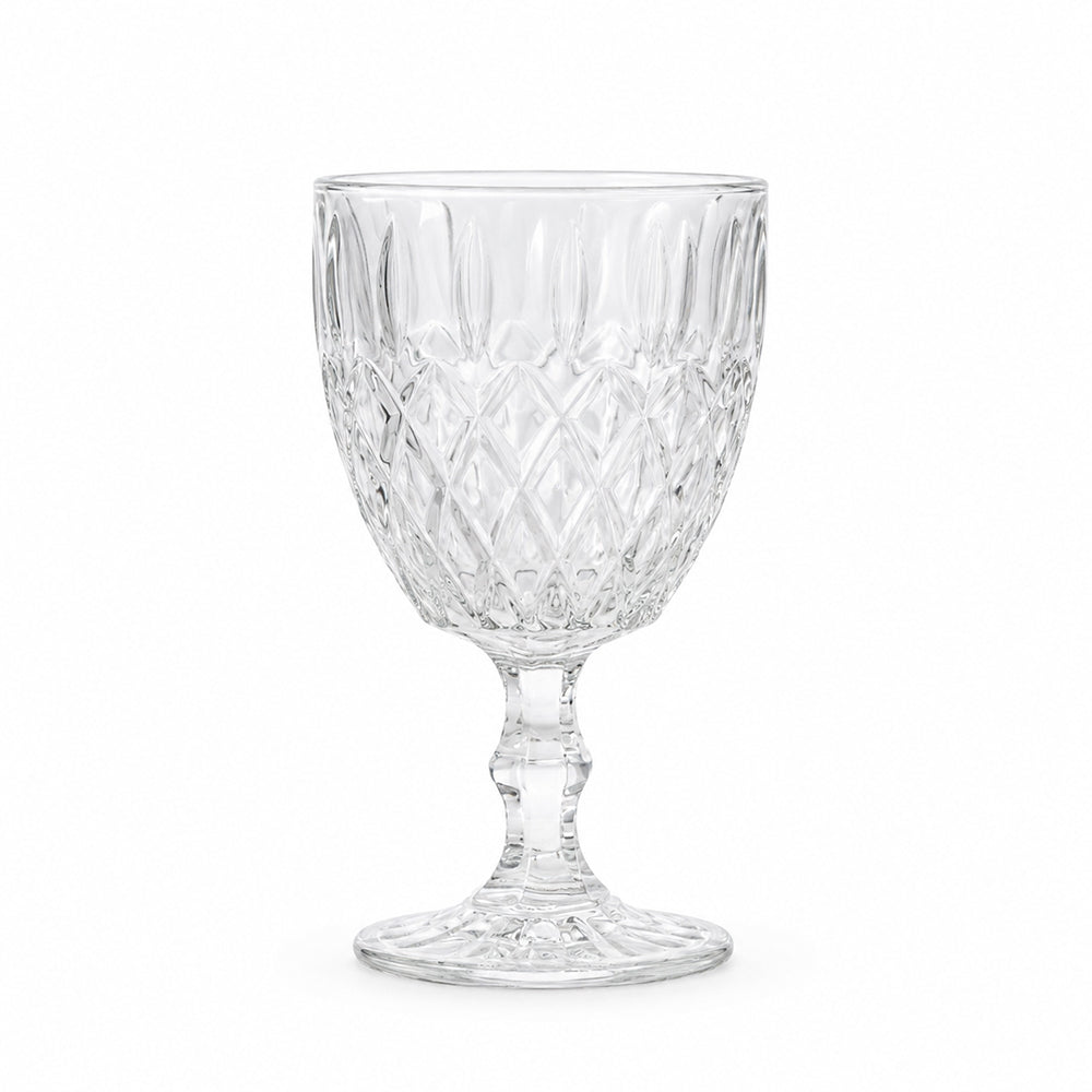 طقم كاس زجاج دريم 6 قطعة DIAMOND STEMWARE موديل 1-4001