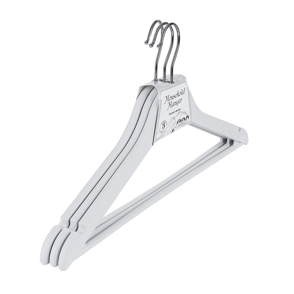 طقم شماعة بلاستيك خشبي 3 قطعة 601 - الكينج