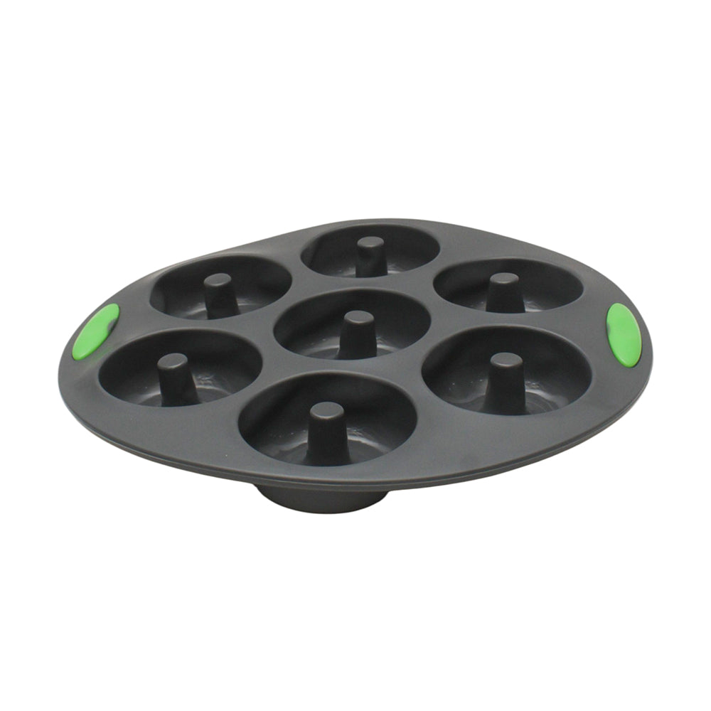 King Silicone Cupcake Pan Gray 7 Holes 13666