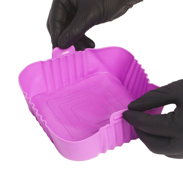 Silicone air fryer dish