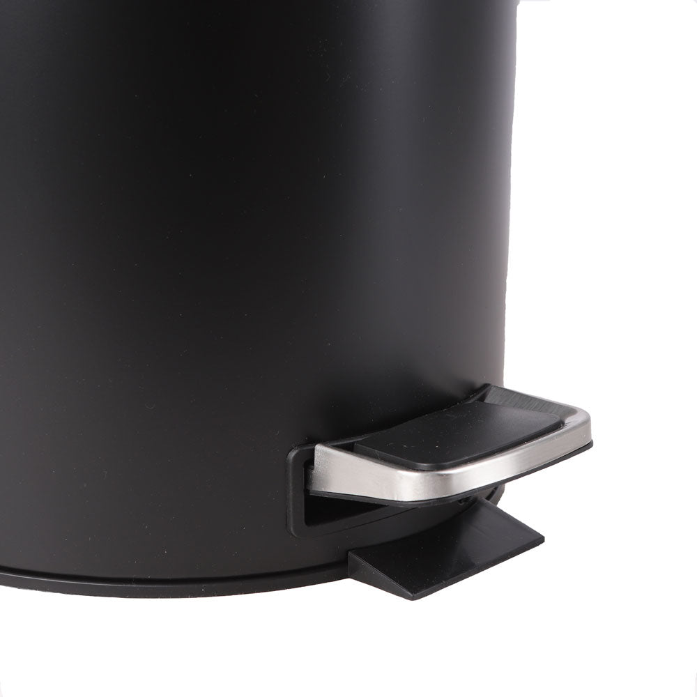 باسكت مهملات ستانلس HOMFEL بدواسة 12 لتر مستديرة موديل 004-100083