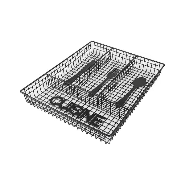 درج ملاعق وشوك وسكينة اسود موديل 5007