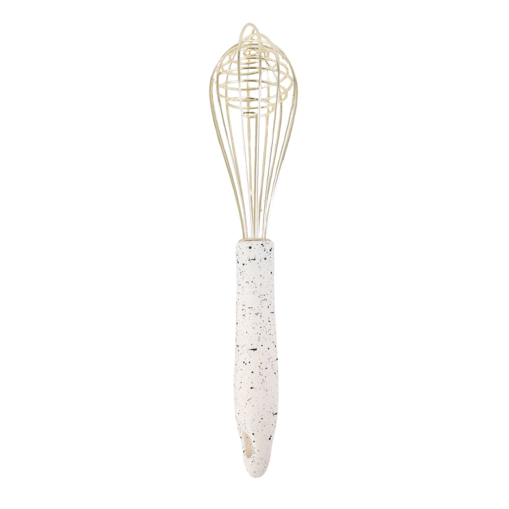 King Egg Beater Gold Spiral Heart 10 Inch 10838