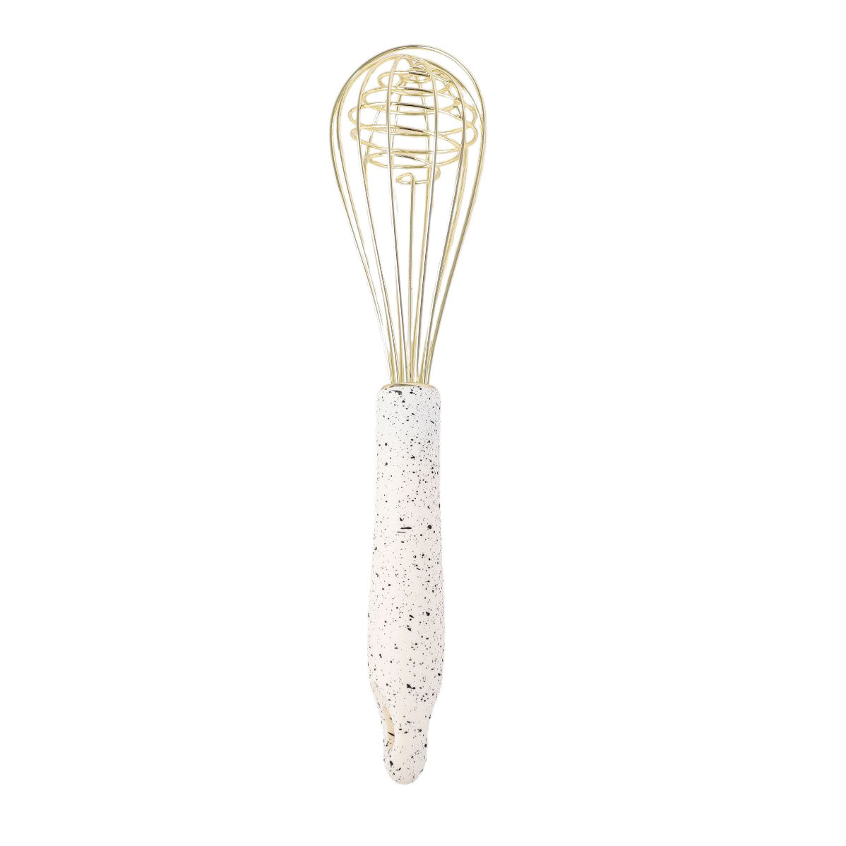 King Egg Beater Gold Spiral Heart 10 Inch 10838