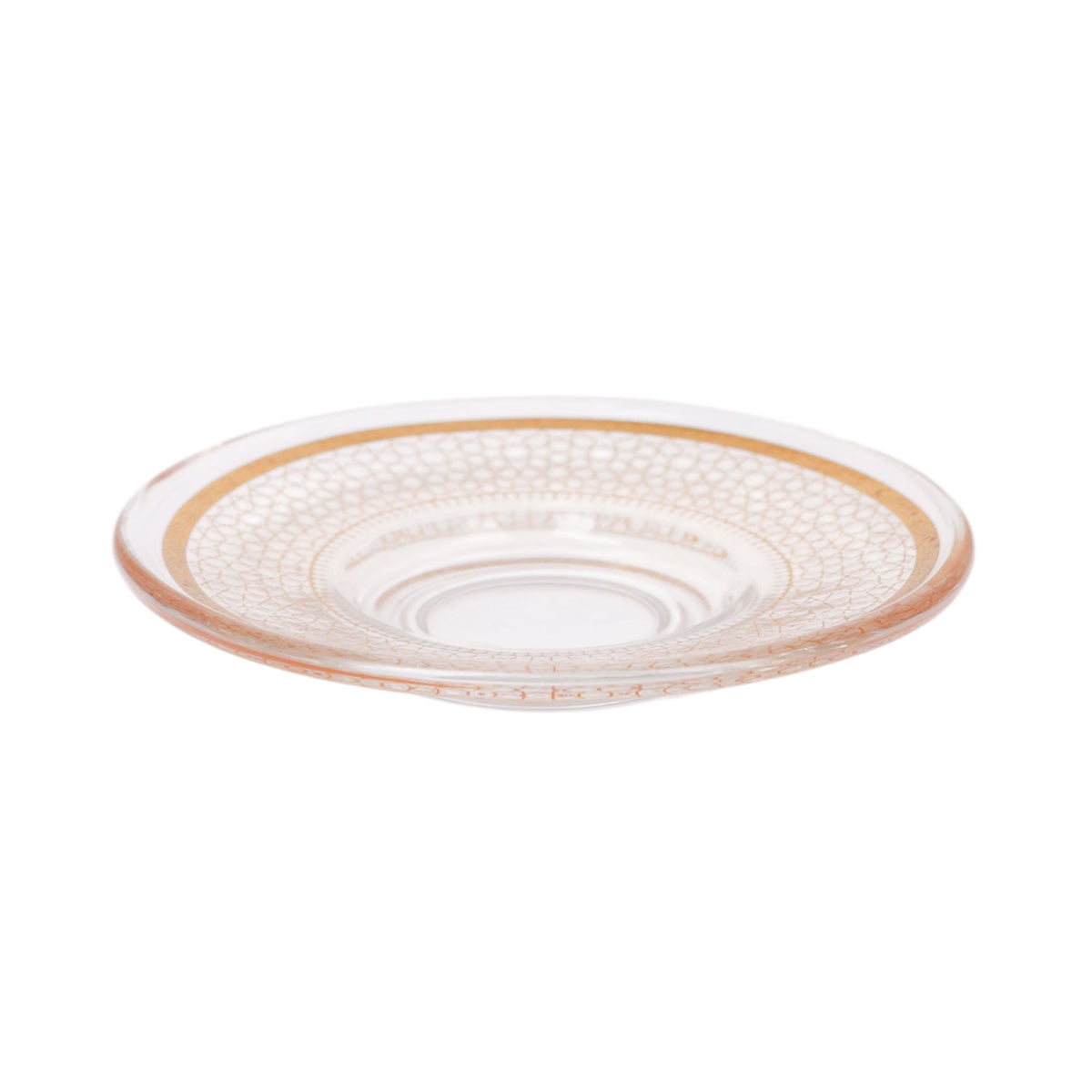 طقم قهوة زجاج هوم كير مدهب 12 قطعة موديل GG-2120 