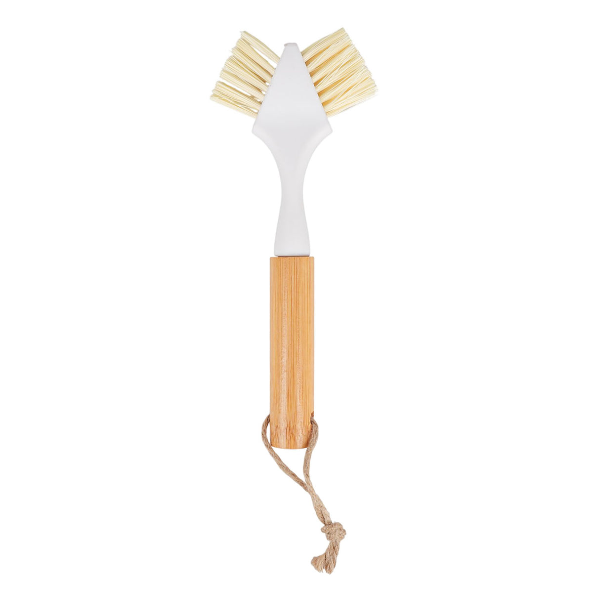 فرشاة تنظيف اطباق 2 وجة يد خشب موديل 124K 