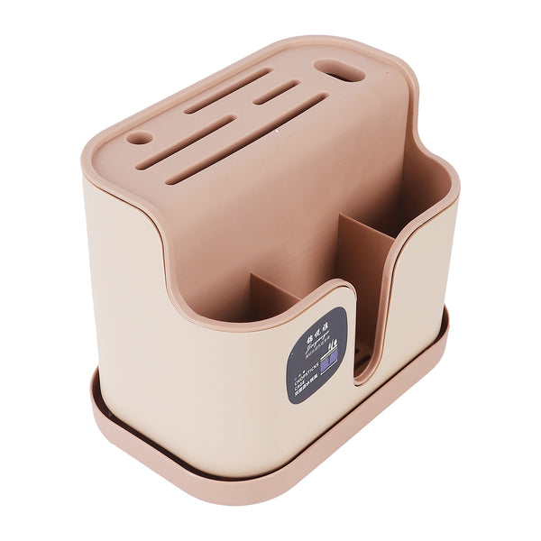 Plastic knife and spoon holder, 2 colors, model 46959